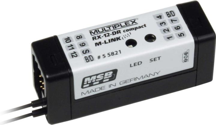 Produktbild Multiplex 12-Kanal Empfänger RX-12 DR St