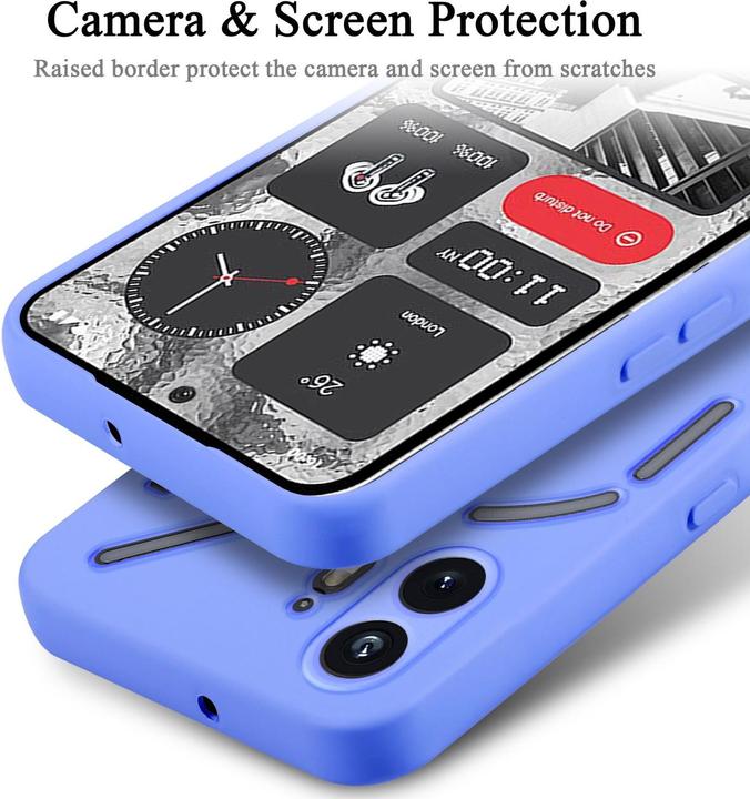 Image du produit Cadorabo Coque pour Nothing Phone 2 TPU Liquid Silicone Case (Nothing Phone (2))