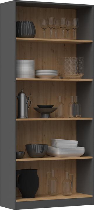 Produktbild Topeshop Bücherregal (80 x 30 x 182 cm)