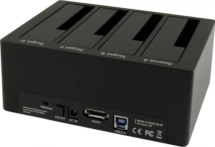 Produktbild LC-Power LC-Dock-U3-4B (USB-C, 4 Ports)