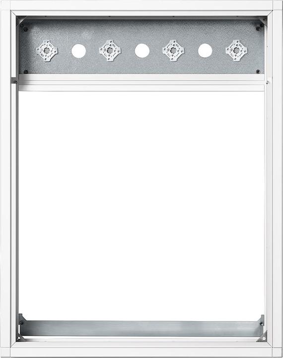Siedle S. & Soehne Combi Frame white KR 614-1/1 W