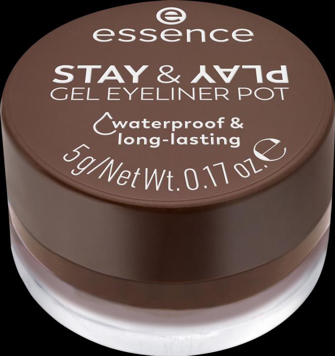 essence Stay & Play Gel Eyeliner Pot (02 Brown)
