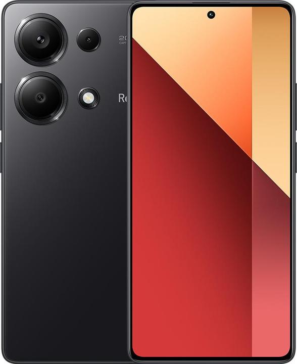 Productafbeelding Xiaomi Redmi Note 13 Pro 8+256 Middernacht Zwart (256 GB, Middernachtelijk zwart, 6.67", Dubbele SIM, 200 Mpx, 4G)