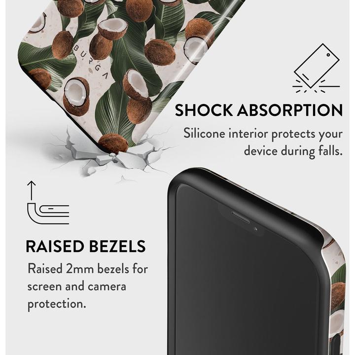 Actual product image Burga Tough Case Apple iPhone 12/12 Pro - Coconut Crush (Realme 12 Pro+, Apple iPhone 12)