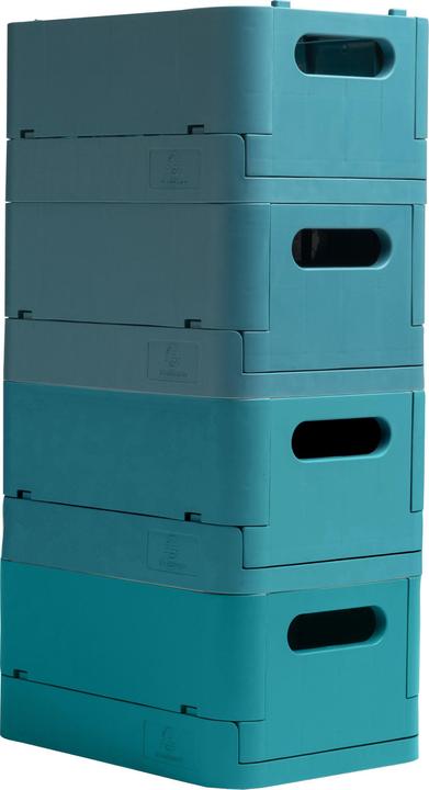 Actual product image Exacompta Boîte pliable The Smart Case mini Skandi - Bleu Pacifique