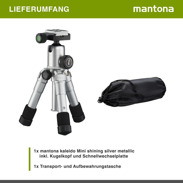 Immagine prodotto mantona kaleido mini argento lucido in metallo (Metallo)