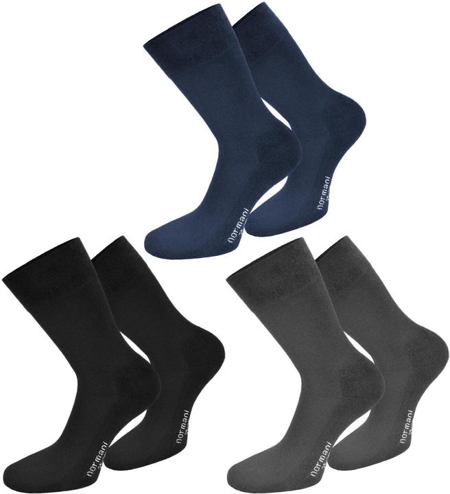 Actual product image Normani 6 pairs of comfort socks with soft edge (pack of 6, 47 - 50)