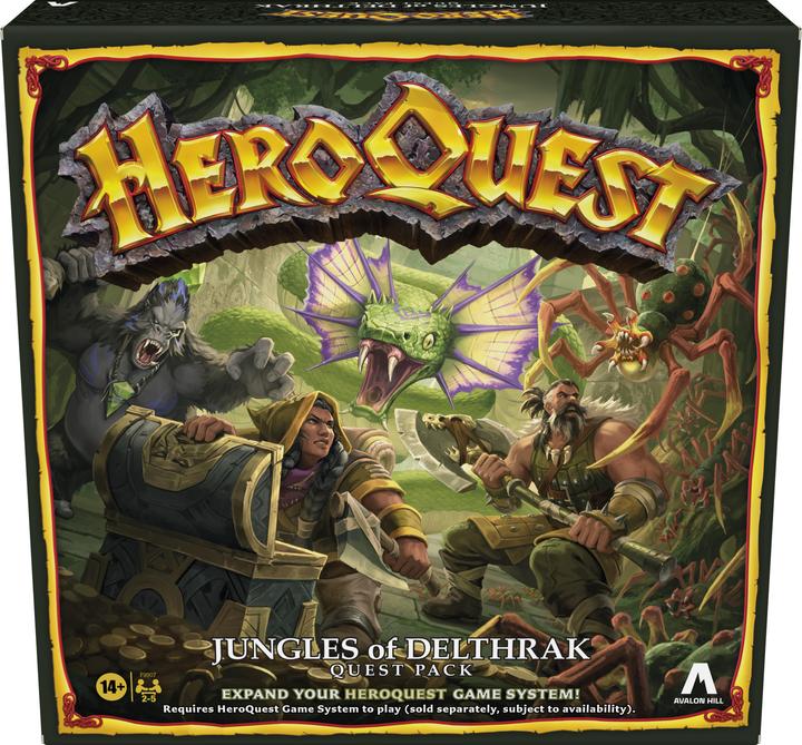 Produktbild Hasbro HeroQuest Brettspiel-Erweiterung Jungles of Delthrak Abenteuerpack *Englische Version* (Englisch)