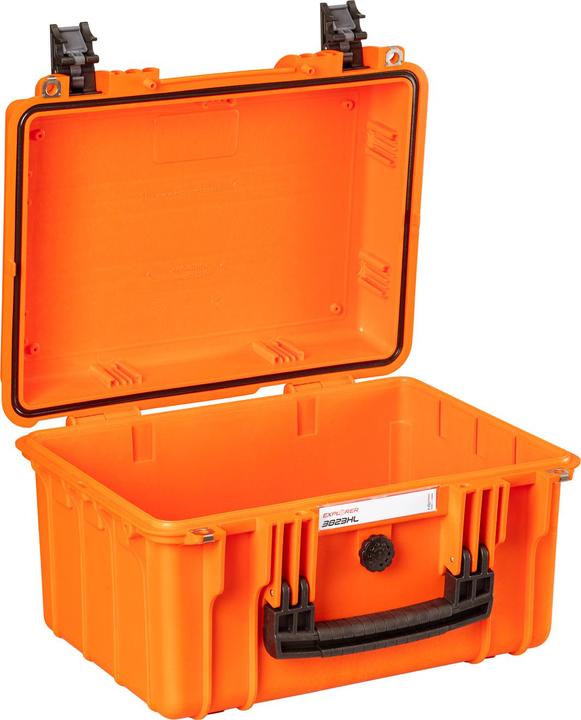 Actual product image Explorer Cases Outdoor case 3823HL.O E orange empty (W x H x D) 38 x 27 x 23 (Camera shoulder bag, 23.60 l)