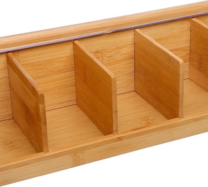 Image du produit 5Five Boîte de rangement en bambou à 5 compartiments