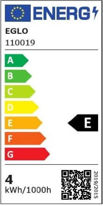 Energie-Label EGLO Leuchtmittel (E14, 4 W, 470 lm, 48 x, E)