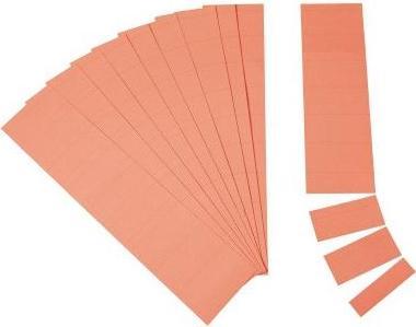 Actual product image Ultradex Insert card Planrecord 6 x 3,2 cm (W x H) 190g/m² red 90 pcs./pack.