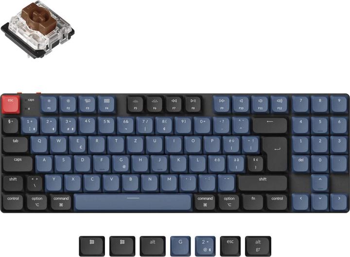 Produktbild Keychron K13 Pro (CH, Kabelgebunden, Kabellos)