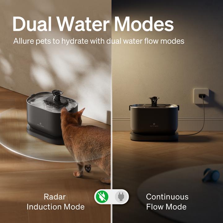 Actual product image Petlibro Dockstream Battery-Operated Water Fountain