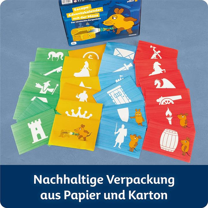 Produktbild Franzis Escape-Adventskalender mit der Maus - Der versteckte Burgschatz