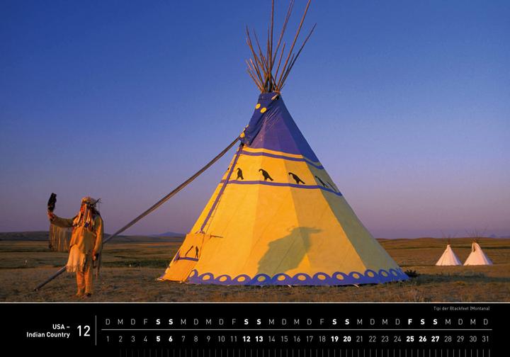 Produktbild USA - Indian Country 2026 (50 x 35 cm, Harter Einband, Deutsch)