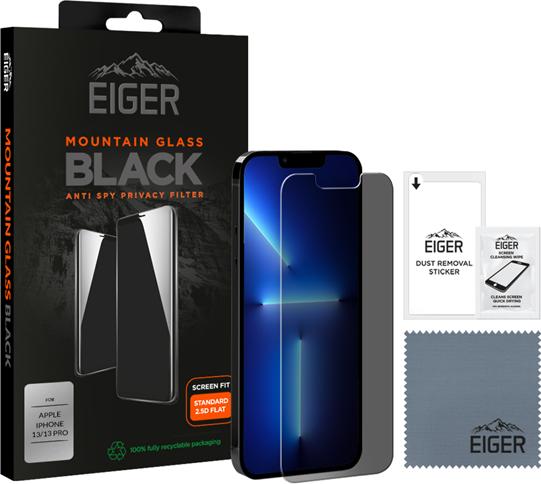 Produktbild Eiger Mountain Glass Black (1 Stück, Apple iPhone 14, Apple iPhone 13, Apple iPhone 13 Pro)