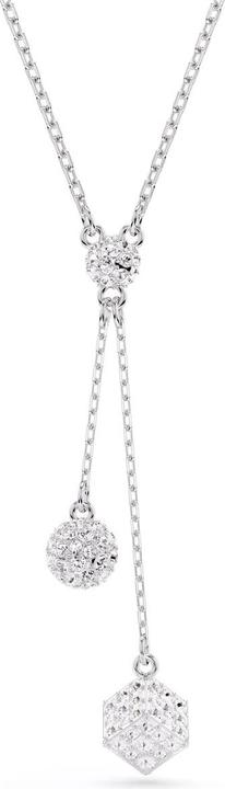 Image du produit Swarovski Dextera Y Collier Boule et Cube Blancs (Métal Swarovski)
