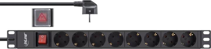 Actual product image InLine 19" power strip (8 x, CEE 7/7, 2 m)