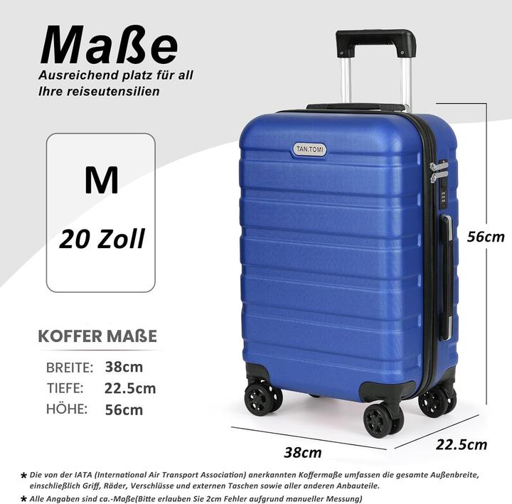 Produktbild Tan.Tomi Handgepäck Koffer (41 l, Handgepäck (bis 50l))