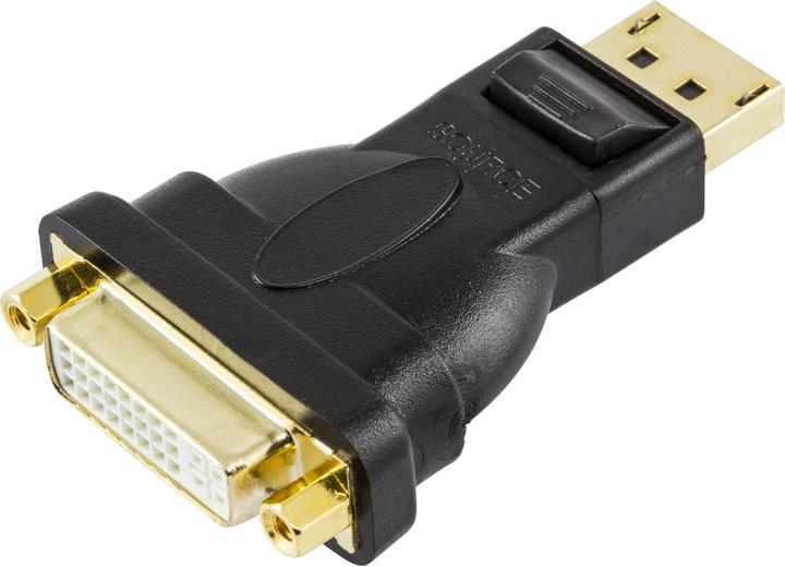 Immagine prodotto Deltaco Adattatore cavo DP-DVI 20 pin ha DL DVI-D Nero (DVI)
