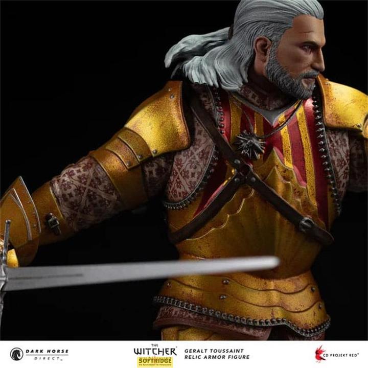 Actual product image Dark Horse The Witcher 3 statuette PVC Geralt Toussaint Relic Armor 20 cm