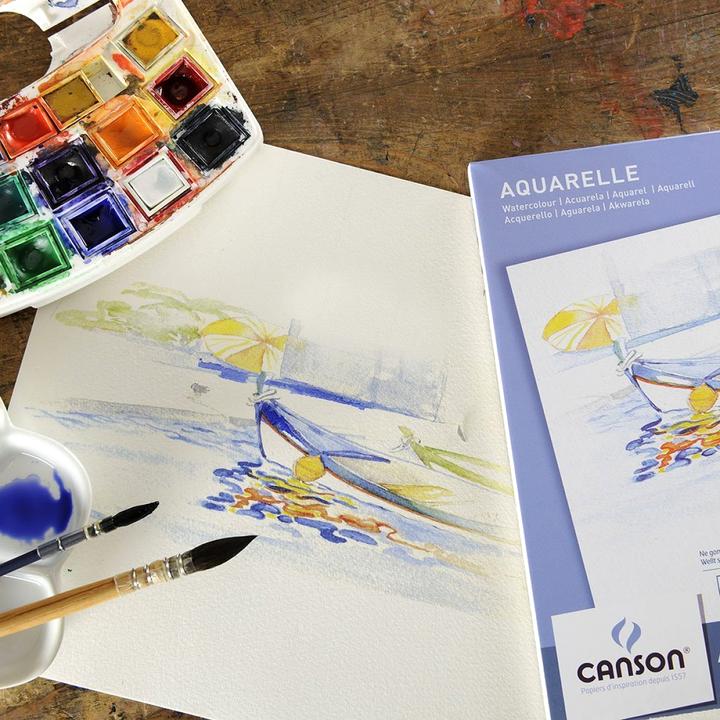 Produktbild Canson Aquarelle (A4, Blanko)