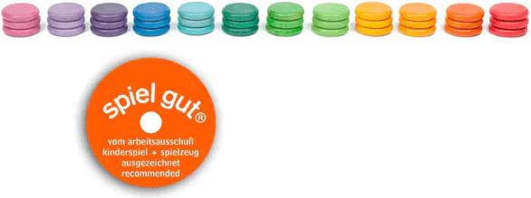 Produktbild Grapat Bunte Regenbogen-Scheiben, 36er Set (12 Farben) nach Montessori