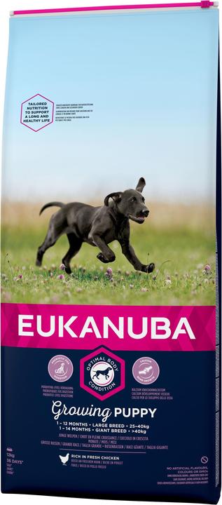 Image du produit Eukanuba Growing Puppy Poulet grandes races (Junior, 1 pcs, 12000 g)