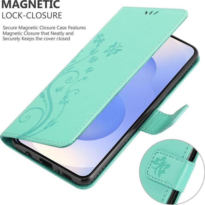 Produktbild Cadorabo Hülle für Samsung Galaxy S25 mit Blumen Muster (Samsung Galaxy S25)