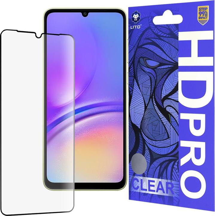 Immagine prodotto Lito - HD Pro Clear - Samsung Galaxy A05 - Black (1 Pezzo/i, Samsung Galaxy A05)