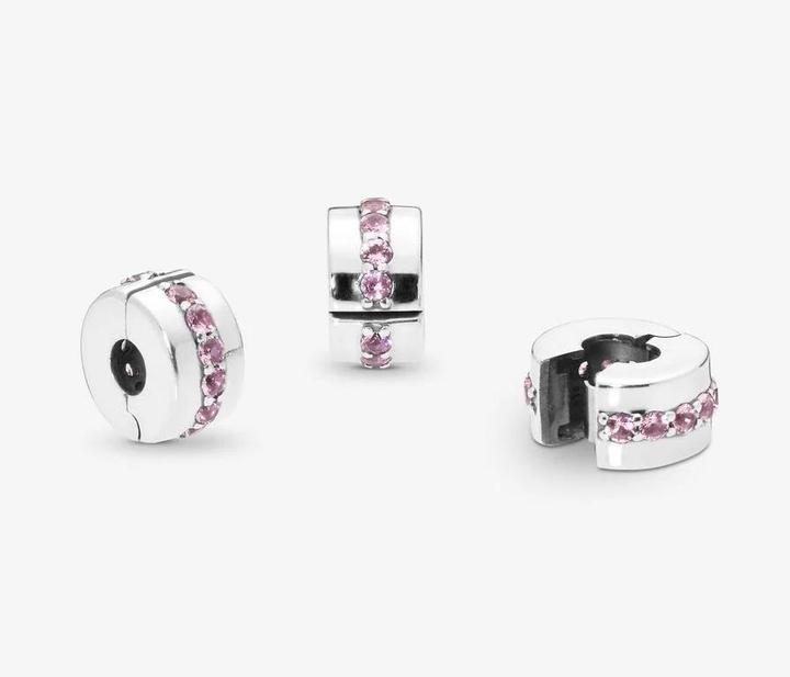 Produktbild Pandora Pink Shining Path Charms/Beads (1.06 cm, Silber)