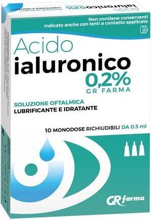 Image du produit Gr Farma Acide hyaluronique 0,2% Solution ophtalmique