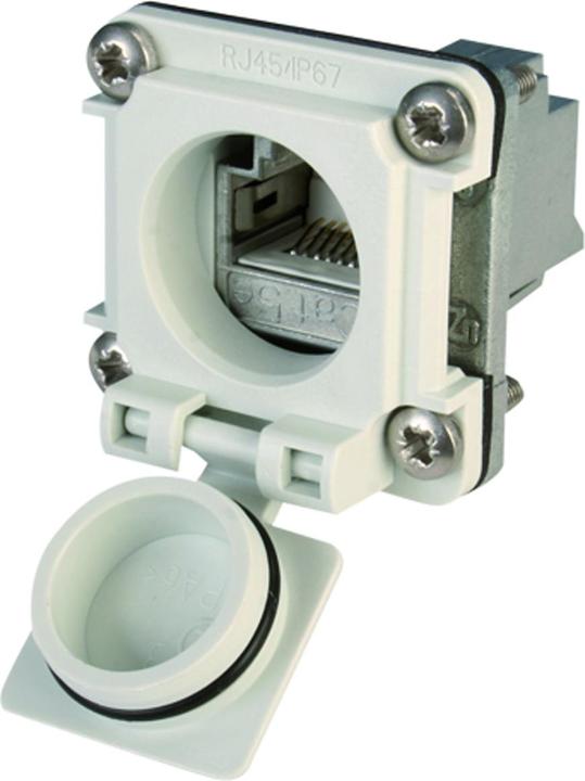 Produktbild Telegärtner RJ45 Steckverbinder STX V6 Flanschset Variante 6
