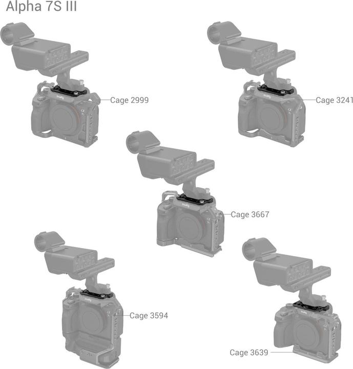 Actual product image SmallRig 4019 Adapter Plate For Sony Fx3 Xlr Handle