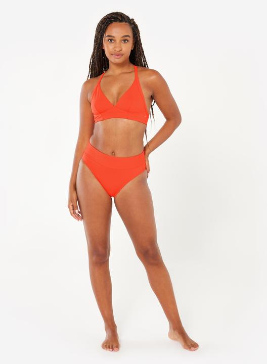 Image du produit Olaian Haut de maillot brassière texturé surf Femme - Bea orange fluo (80)