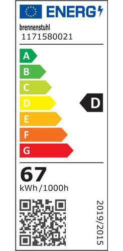 Energie-Label Brennenstuhl Mobiler LED Strahler DINORA 8060 8300lm, IP54, Stedo,5m H07RN-F 3G1.5 (8300 lm)