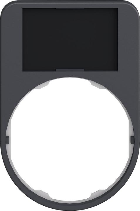 Schneider Electric Portaetichette 30x50mm, etichetta nera ZBYF6101