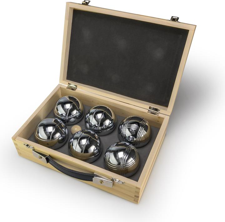 Selecta Spielzeug Luxus Boule in der Holzkiste gesetzt (6 x)
