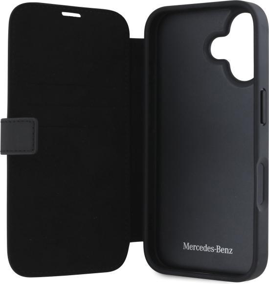 Immagine prodotto Mercedes MEBKP16S23RBGVK iPhone 16 6.1" czarny/nero Pelle imitazione legno (Apple iPhone 16)