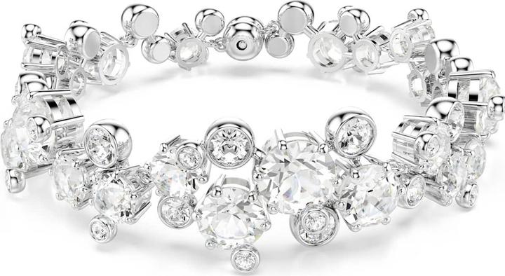 Immagine prodotto Swarovski Constella Armband Verschiedene Schliffe Weiss Rhodiniert (Metallo Swarovski)