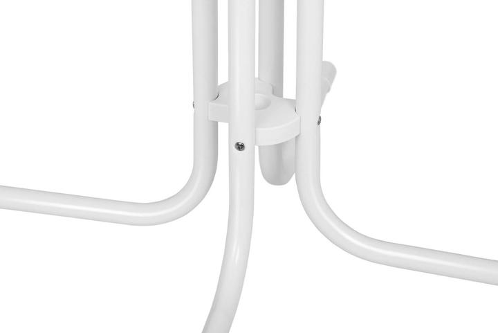 Produktbild Royal Catering Stehtisch klappbar Bistrotisch Bistro Tisch Bartisch Gastro rund Ø 70 cm weiss (70 x 70 x 110 cm)