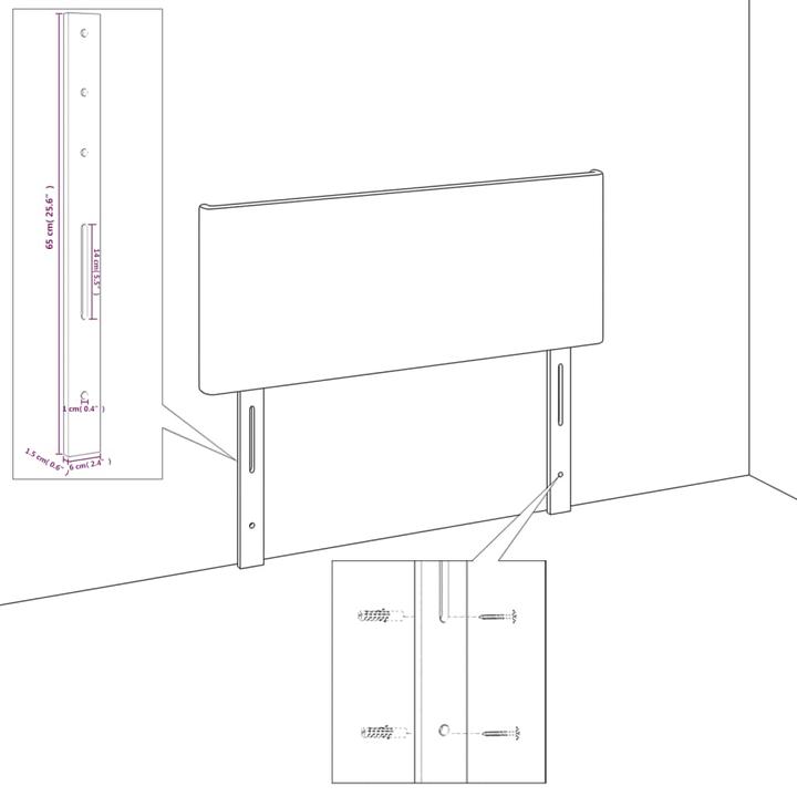 Immagine prodotto VidaXL Naoma (100 x 7 x 78/88 cm)