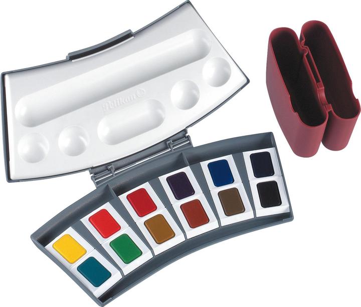 Produktbild Pelikan Aquarellkasten, 12 Farben (Assortiert, 1596 ml)