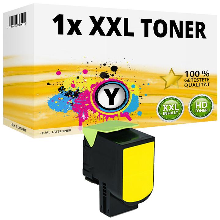 Actual product image Druckfuxx 1x XL Toner für LEXMARK CX 622 ade 431 dw 421 dn CX 625 adhe 622 de 42