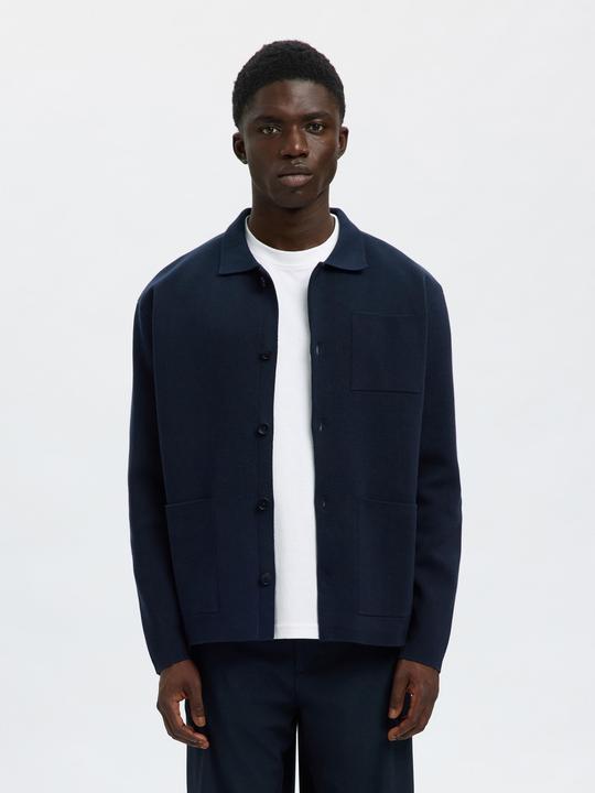 Immagine prodotto Selected Homme Slhmike Light Ls Knit Relaxed Polo Cardi (L)