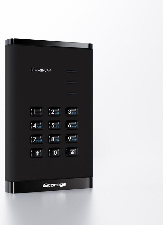 Actual product image iStorage diskAshur3 SSD 16TB - Black (16000 GB)