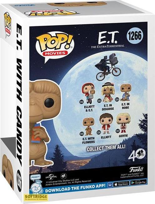 Actual product image Funko Pop & Tee (S) E.T. : E.T. w/Candy (1266) EXM