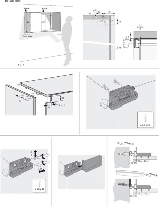 Actual product image Hettich Cabinet hanger SAH 15 (25 pcs.)