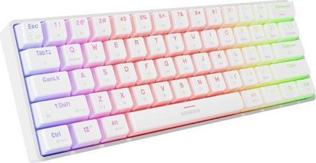 Genesis Klawiatura Dla Graczy Thor 660 G2 Us White Bezprzewodowa RGB Mechaniczna Gateron Brown (US, Wireless)